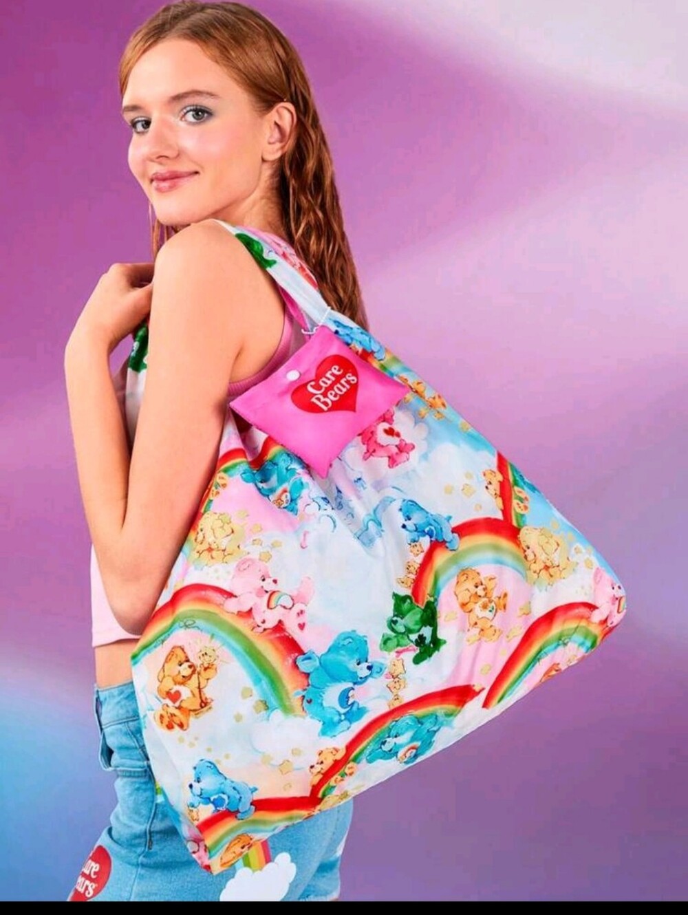 PRICE DROP 👇🏼 Care Bears Multicolor Rainbow Tote Bag